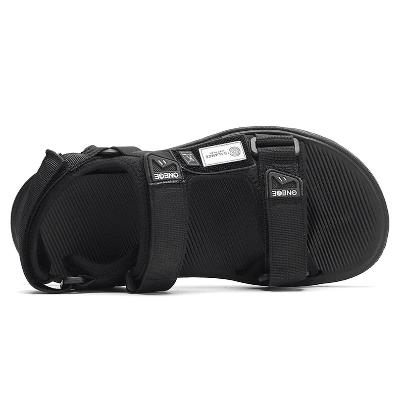 صنادل رجالية صيفية كاجوال - أحذية رياضية عصرية للشاطئ، مقاومة للتآكل وجيدة التهوية