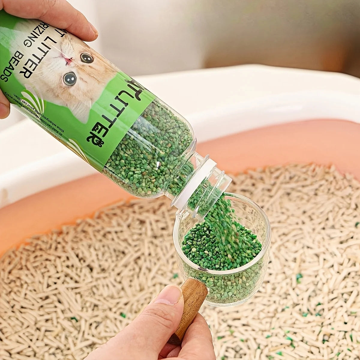 Cat Litter Deodorizing Beads – Long-Lasting Odor Removal for a Fresh & Comfortable Home