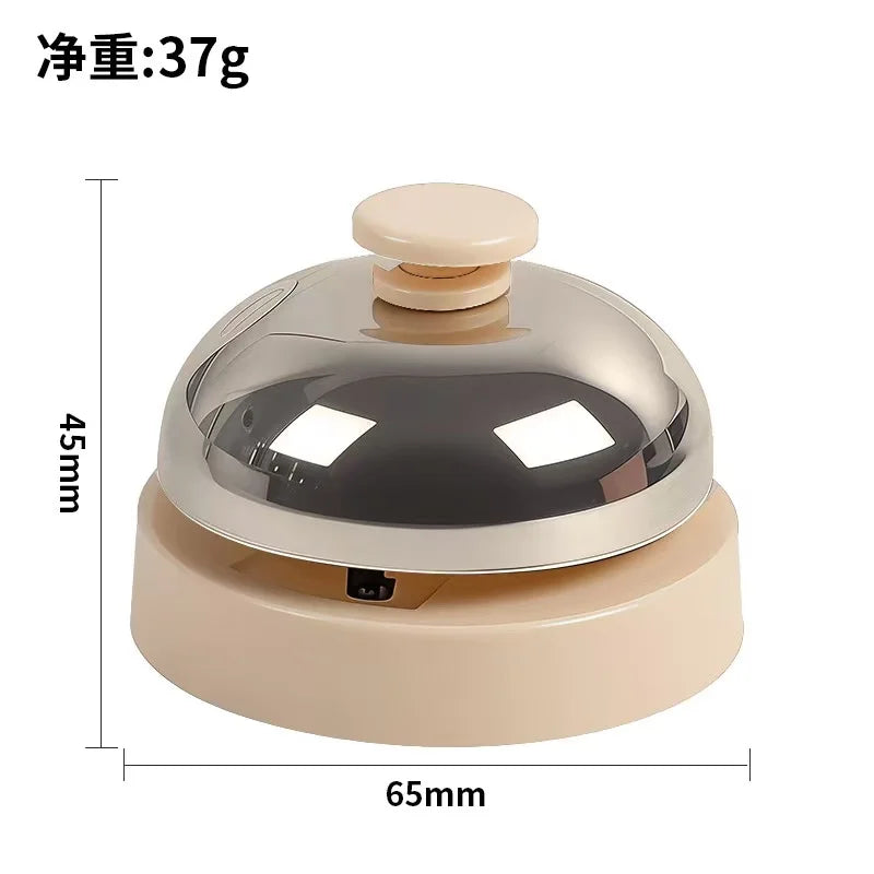 New Metal Hand Bell – Durable Hand-Press Service Bell for Table Games, Clapping Signals & Toy Accessories