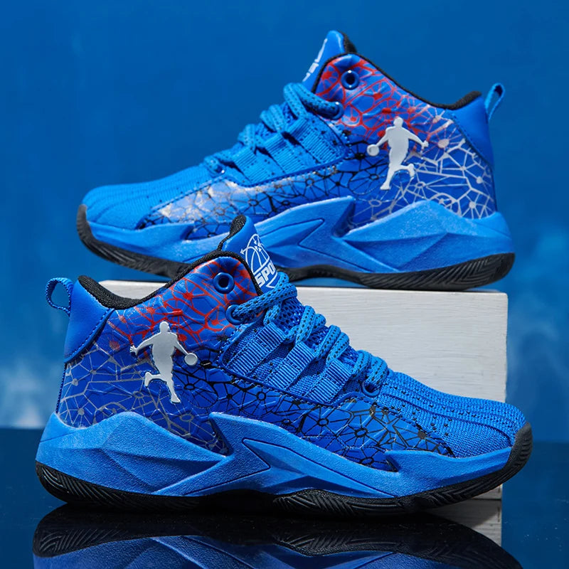 2025 Kids Sneakers | Boys Basketball & Outdoor Running Shoes, Non-Slip Comfortable Casual Shoes