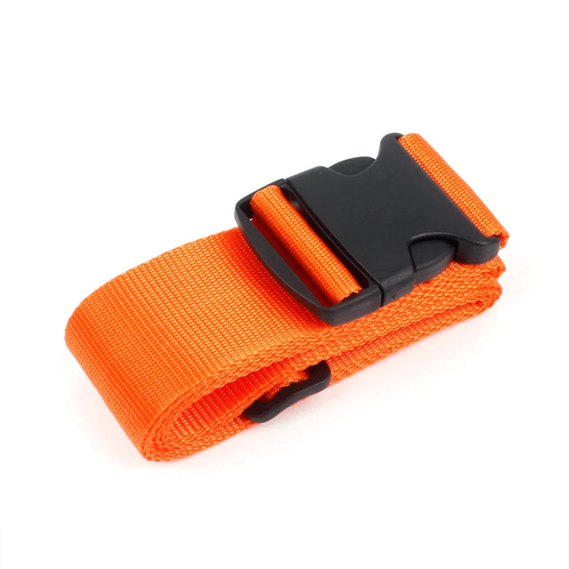 Straight Shaped Luggage Straps | Polyester Adjustable Suitcase Belt with Release Buckle | Travel Accessory