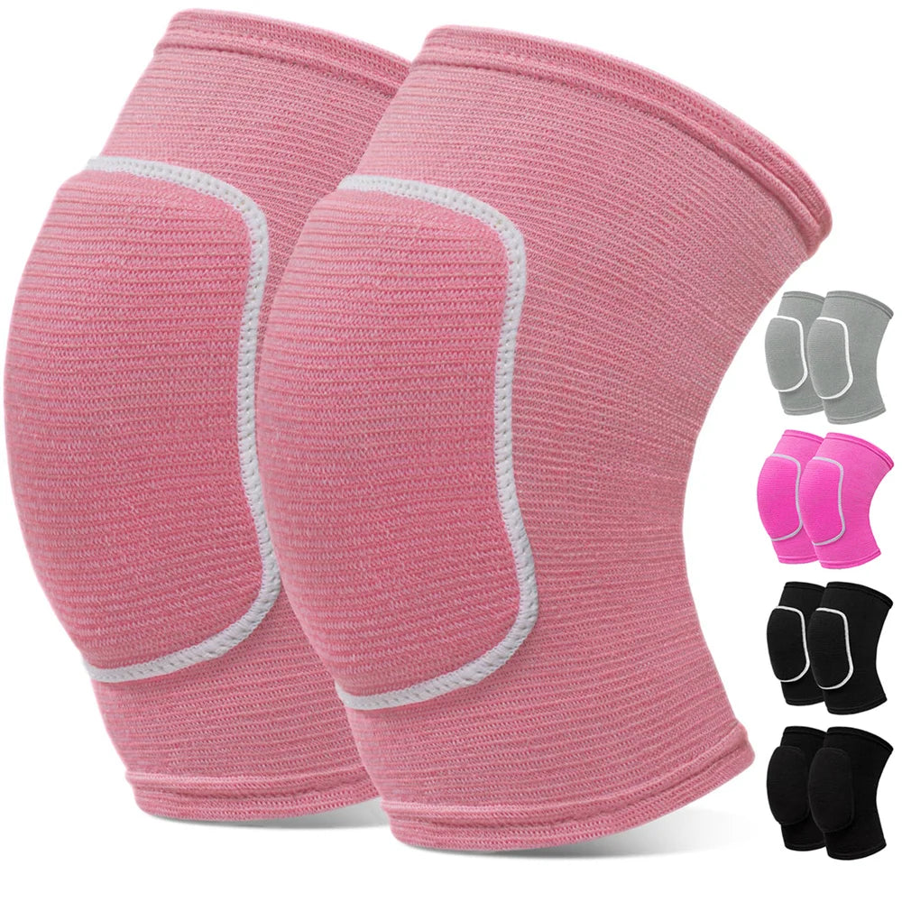 Volleyball Knee Pads | Soft Breathable Protective Knees for Men, Women & Kids – Ideal for Dance, Yoga & Sports