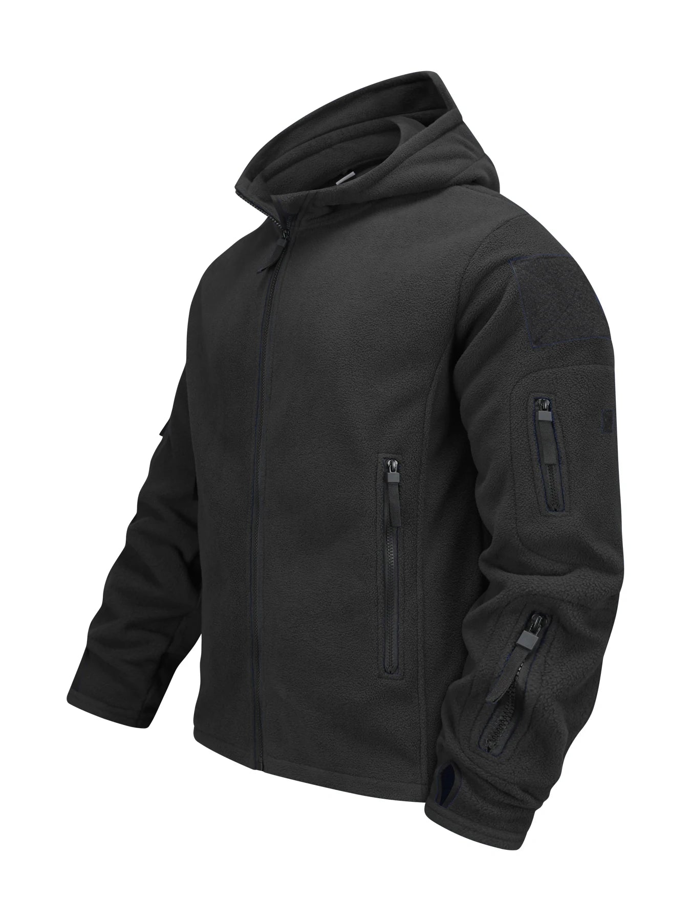 Men’s US Military Tactical Soft shell Jacket – Winter Thermal Fleece Hooded Outdoor Coat