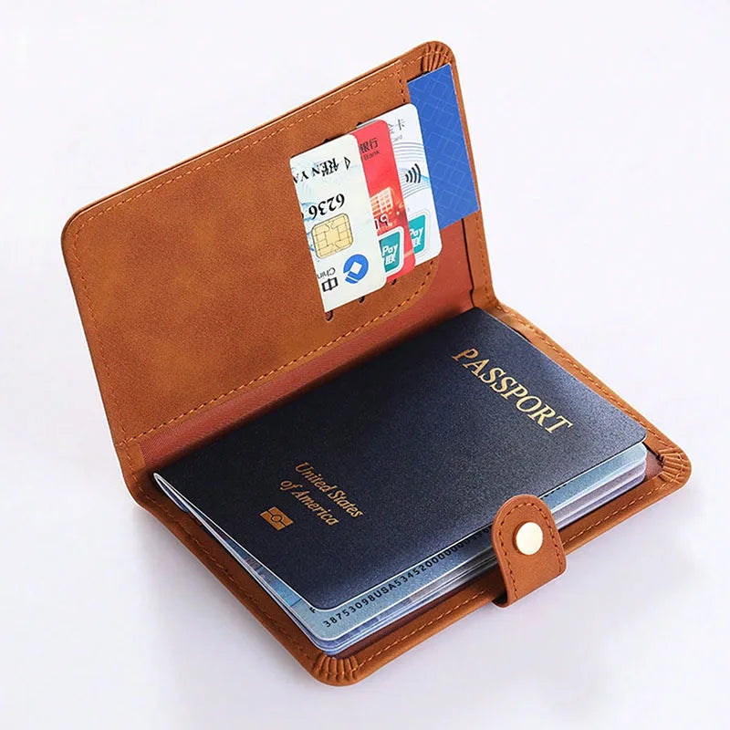Travel Passport Holder & Card Wallet – Essential Organizer for Men & Women