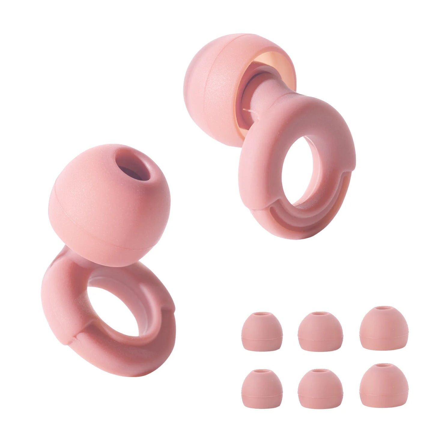 HUAK  03 Silicone Earplugs • Swimming & Sleep • Noise Reduction • Soundproof Hearing Protection • Reusable Loop Earplugs