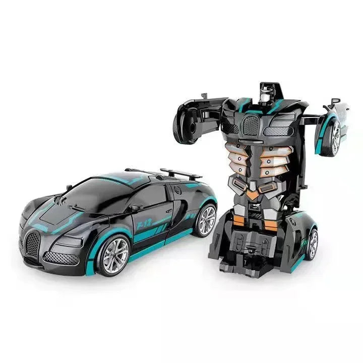 Shape-Shifting Robot Car Toy – Inertial Impact One-Button Transform Car