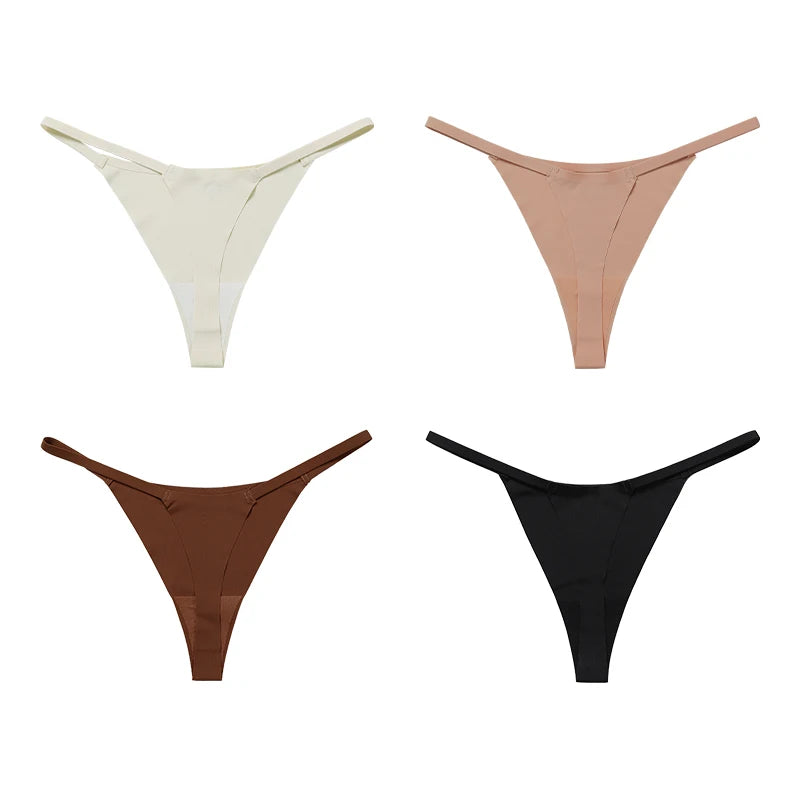 Hot Sale Sexy Ladies T-Back Thongs – Skin-Friendly, Stretch, Seamless G-String Underwear for Women