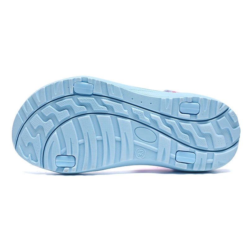 Girls’ Summer Sandals – Breathable Open-Toe Sport Shoes for Outdoor Beach Walking