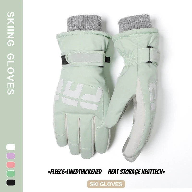 Winter Cycling & Ski Gloves – Waterproof Non-Slip Touchscreen Thermal Gloves with Pocket for Men and Women