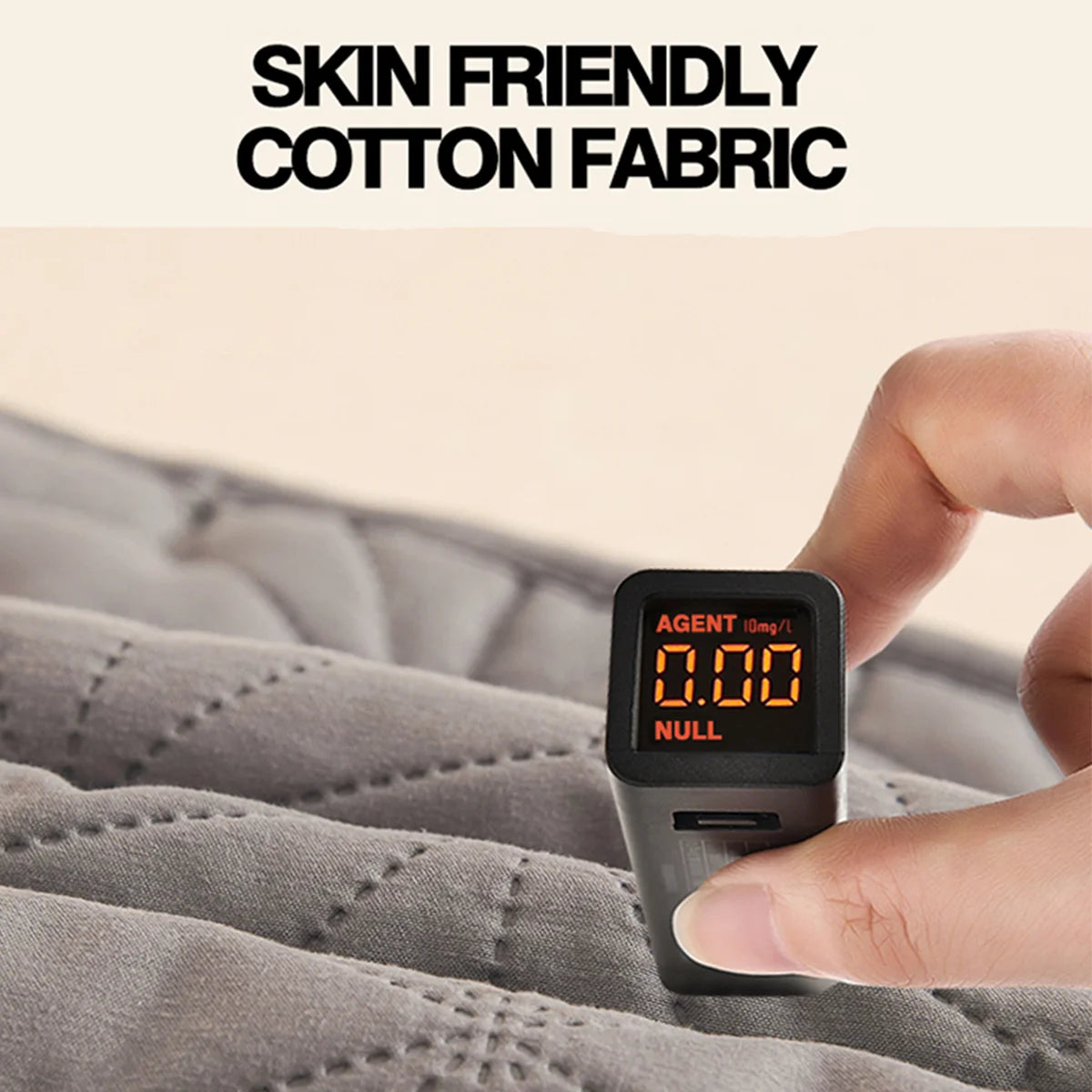 Waterproof Quilted Mattress Topper with Elastic Band – Winter Bed Protector for Single & Double Beds