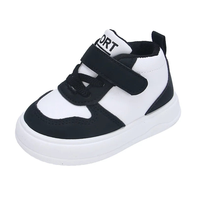 Fashion Kids Sneakers – Spring & Autumn High-Top Breathable Casual Shoes for Boys & Girls | Non-Slip Outdoor & Basketball Shoes