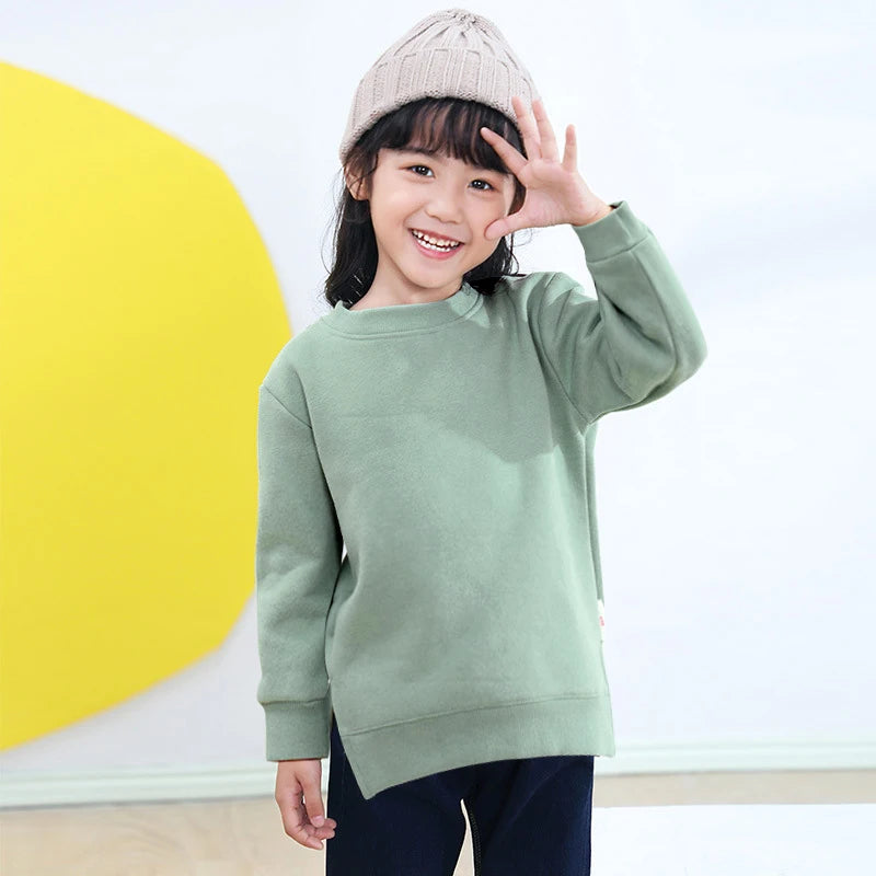 هودي صوف للأطفال ٢٠٢٥ - بلوفر خريفي وشتوي للأولاد والبنات، ملابس أطفال كورية من ٦ أشهر إلى ٧ سنوات