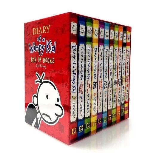 Random Diary of a Wimpy Kid Book – English Children's Fiction Boxed Set