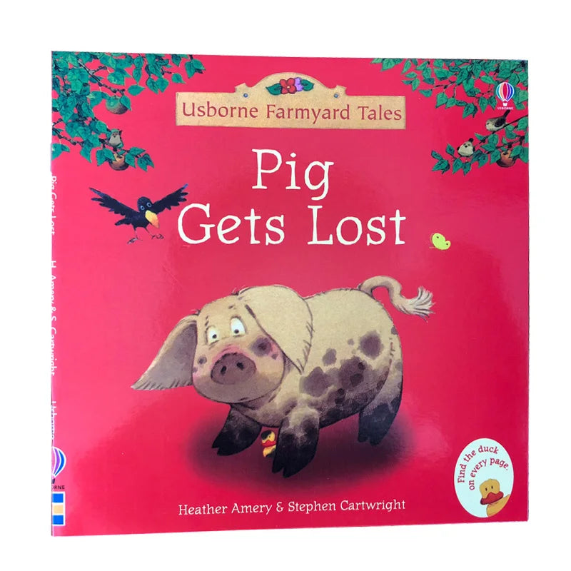 ٢٠ كتابًا قصصيًا باللغة الإنجليزية للأطفال - كتب مصورة من Usborne، وحكايات من المزرعة، وقصص مصورة للتعليم المبكر للأطفال