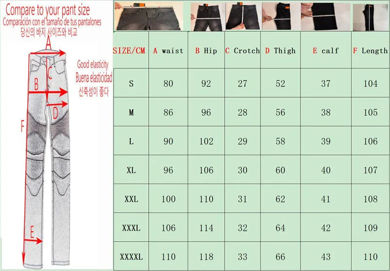 بنطال جينز رجالي مطرز لركوب الدراجات النارية - بنطال واقي لركوب الدراجات النارية مع حزام، وخيار للعتاد لاختبار رخصة الدراجة النارية