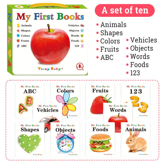 My First Books Libros – 10-Piece Manga Anime Alphabet Flash Cards Set for Toddlers, Teaching Letters & Words