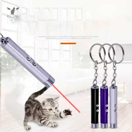 LED Red Dot Laser Pen – Interactive Cat Teaser Toy for Fun & Exercise