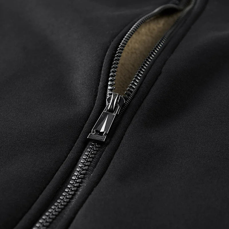 Men’s Winter Fleece Cashmere Tracksuit – Warm Fur Hoodie & Pants 2-Piece Casual Sportswear Set