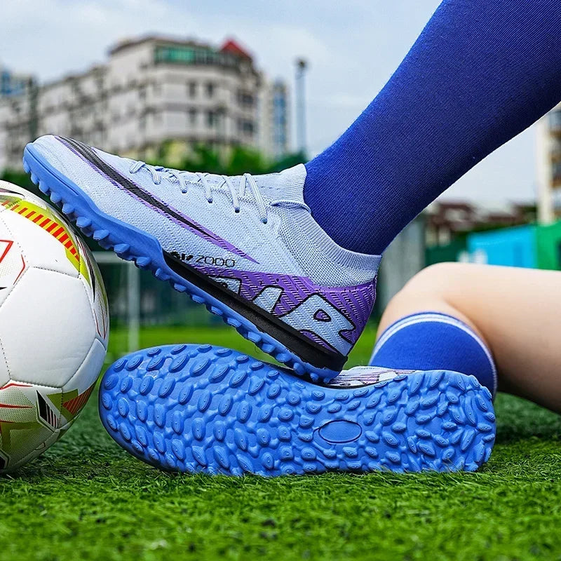 New Men’s Football Sneakers & Boots – Mid-Top Soccer Shoes, High-Quality Non-Slip FG/TF Futsal Indoor Cleats