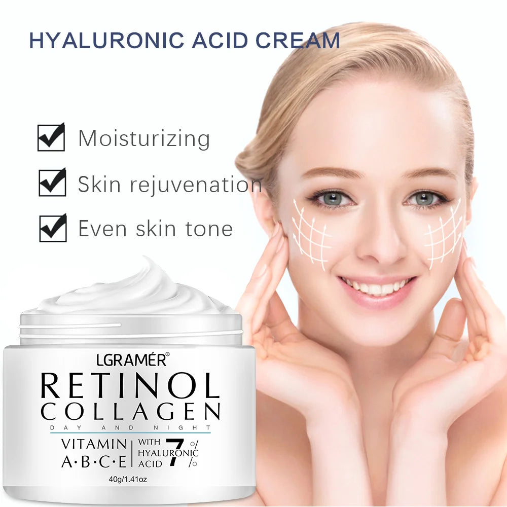 Retinol Wrinkle Remover Face Cream – Firming, Lifting, Moisturizing & Anti-Aging Skin Repair