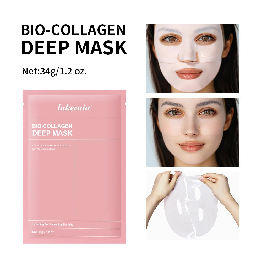 Bio-Collagen Deep Hydrogel Mask – Hydrating Overnight Face Mask for Firming, Elasticity & Pore Minimizing
