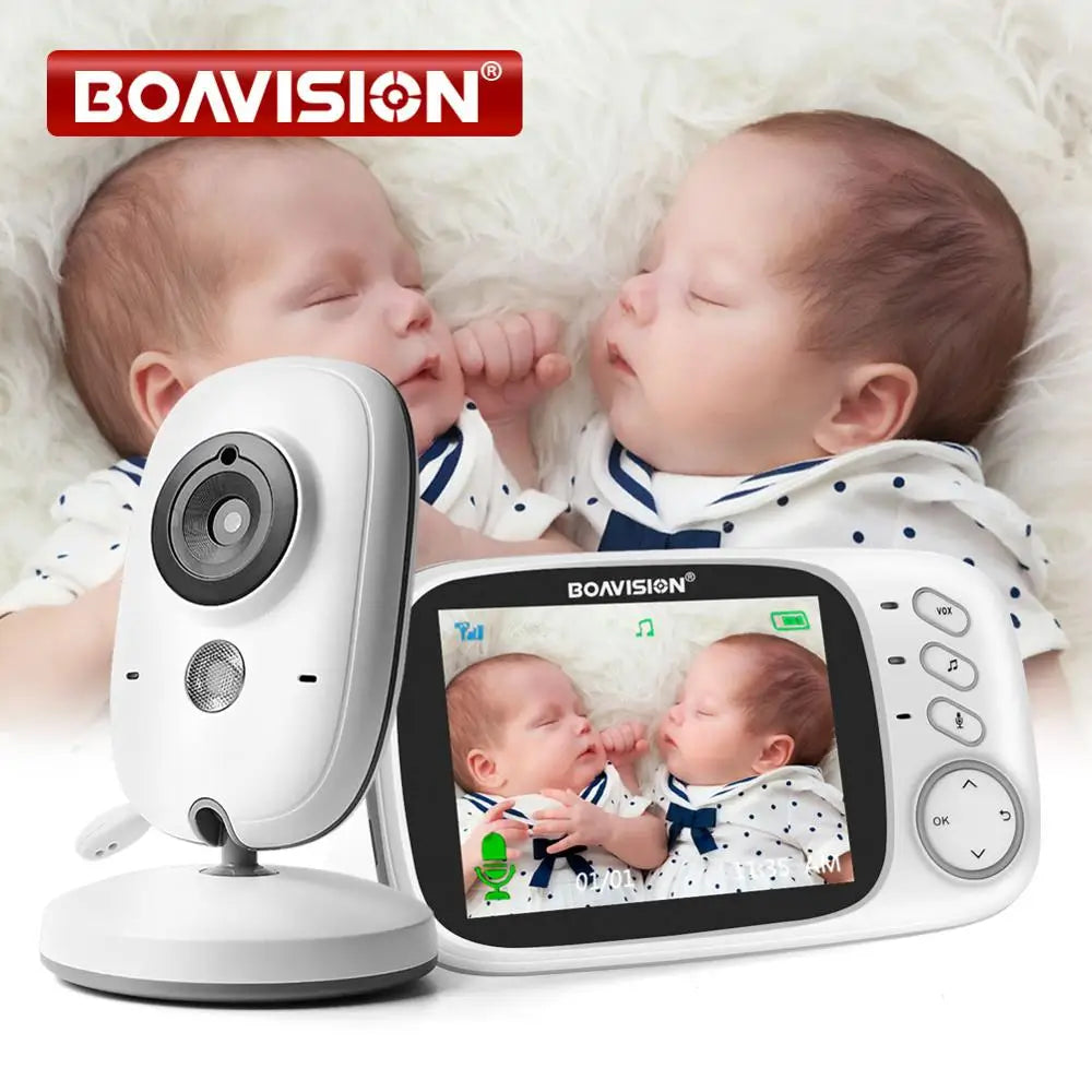 VB603 Video Baby Monitor – 2.4G Wireless with 3.2-Inch LCD Screen, Two-Way Audio Talk, Night Vision & Security Camera Babysitter