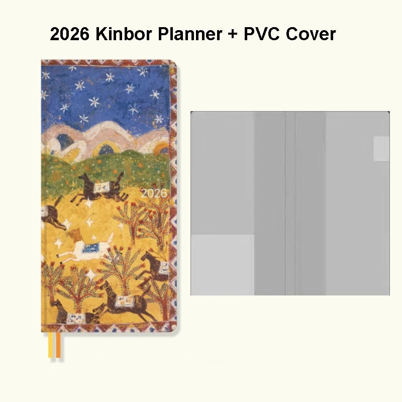Kinbor 2026 Pocket Weekly Planner – Pocket Size Schedule Notebook Week Plan Notepad for Daily Writing