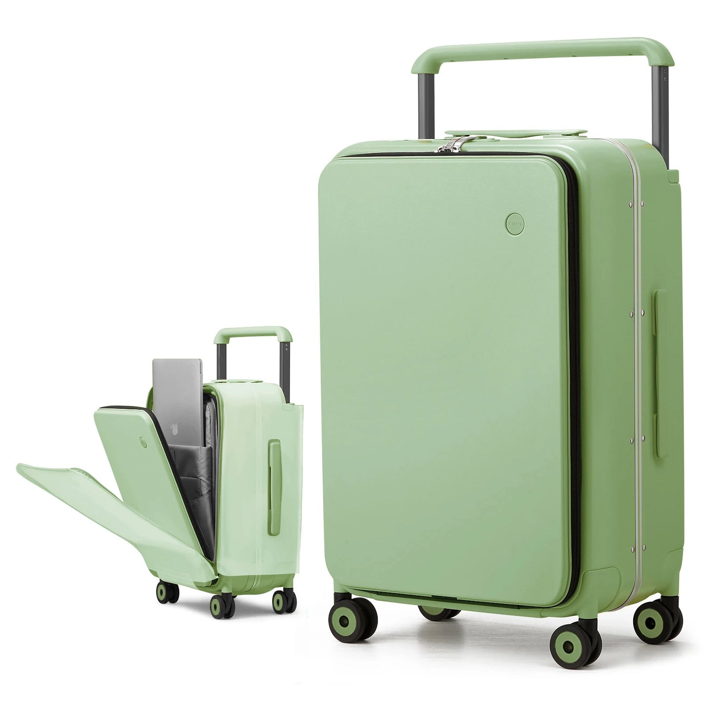 Mixi New Design Wide Handle Suitcase | Men & Women Carry-On Travel Trolley 20 Inch Cabin PC Aluminum Frame M9275