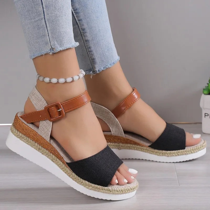Summer Women’s Sandals – Elegant Wedge Shoes for Parties, Casual & Outdoor Wear