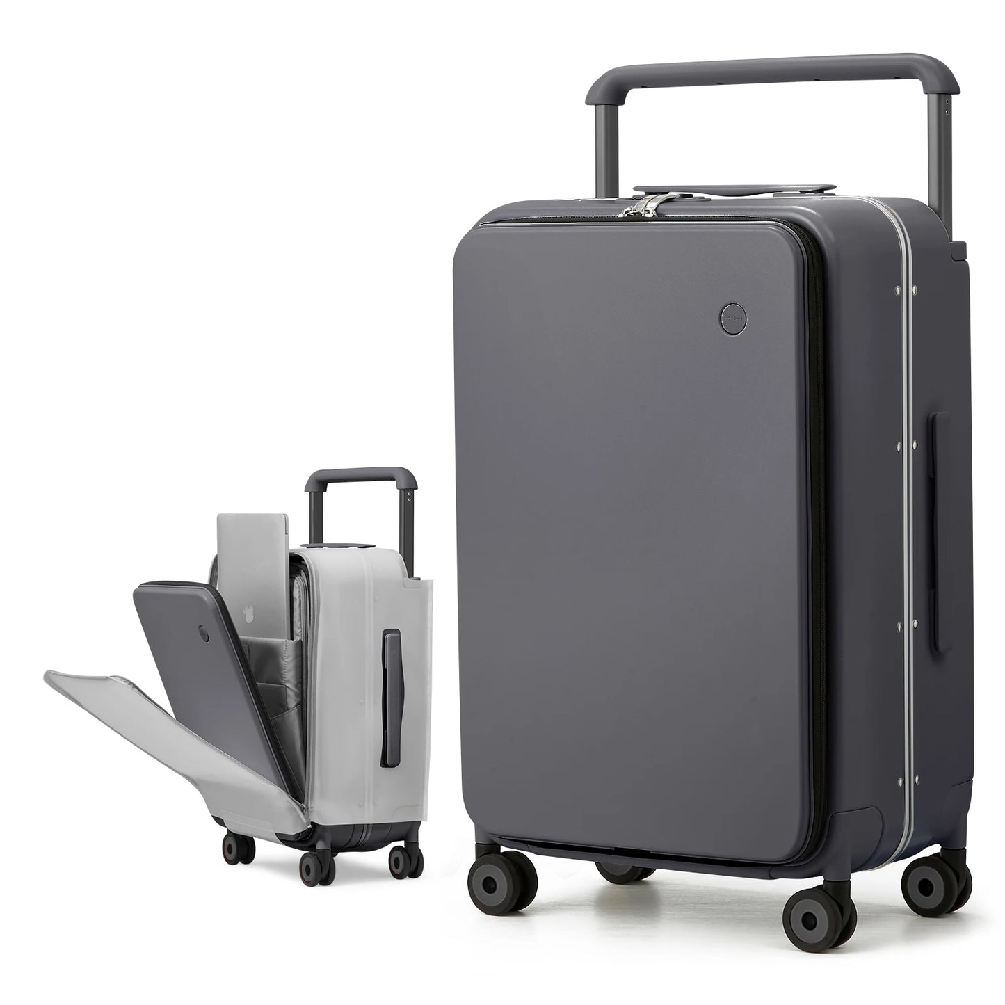 Mixi New Design Wide Handle Suitcase | Men & Women Carry-On Travel Trolley 20 Inch Cabin PC Aluminum Frame M9275