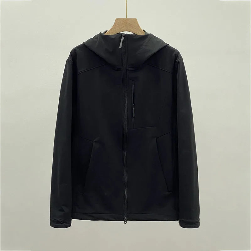 ARC Outdoor Unisex Softshell Jacket – Windproof & Rainproof Hooded Coat for Mountaineering, Cycling & Camping