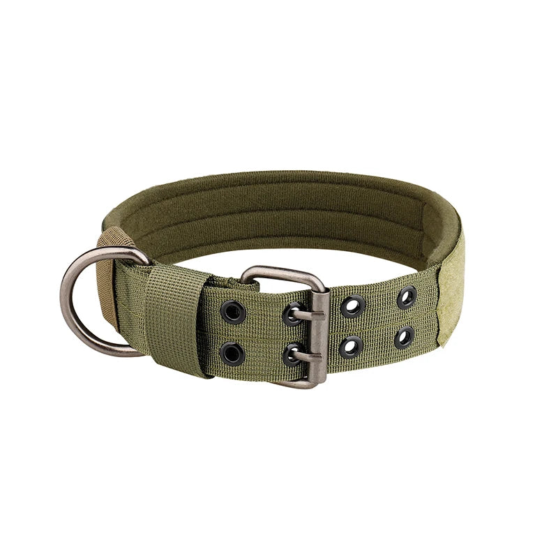 Medium to Large Nylon Tactical Dog Collar – Adjustable & Durable for Medium and Large Dogs