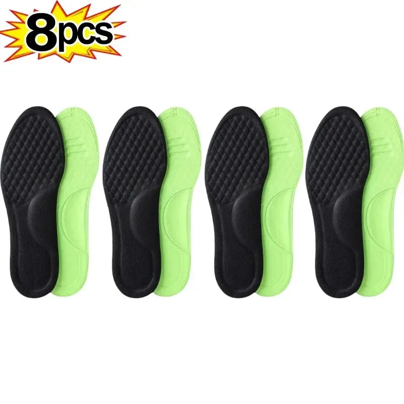 2/10pcs Soft Memory Foam Orthopedic Insoles – Antibacterial, Sweat-Absorbing Shoe Inserts for Sports & Daily Comfort