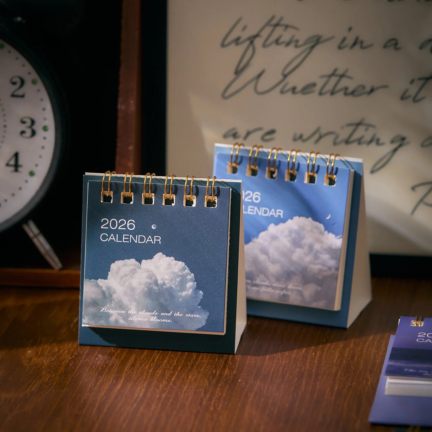 2026 Mini Desk Calendar Dayd Starlight Series – Creative Portable Desktop Planner & Decorative Check-In Calendar