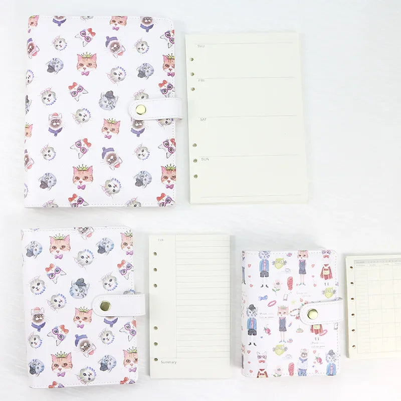 45 Pieces A5 A6 A7 6ring Loose Leaf Notebook Refill Binder Inner Page Budget Weekly Monthly To Do Line Dot Grid Paper Stationery