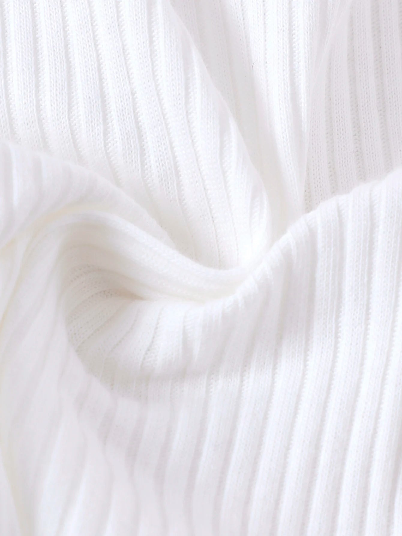 طقم ملابس شتوية مكون من قطعتين للبنات الصغيرات (0-3 سنوات) - بلوزة بأكمام منتفخة لطيفة وتنورة قصيرة وردية