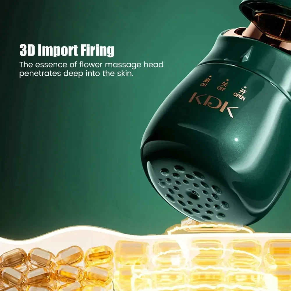 جهاز شد الوجه 3 في 1 - جهاز تدليك EMS للوجه والرقبة والعينين لشد البشرة وإزالة التجاعيد والعناية بمكافحة الشيخوخة