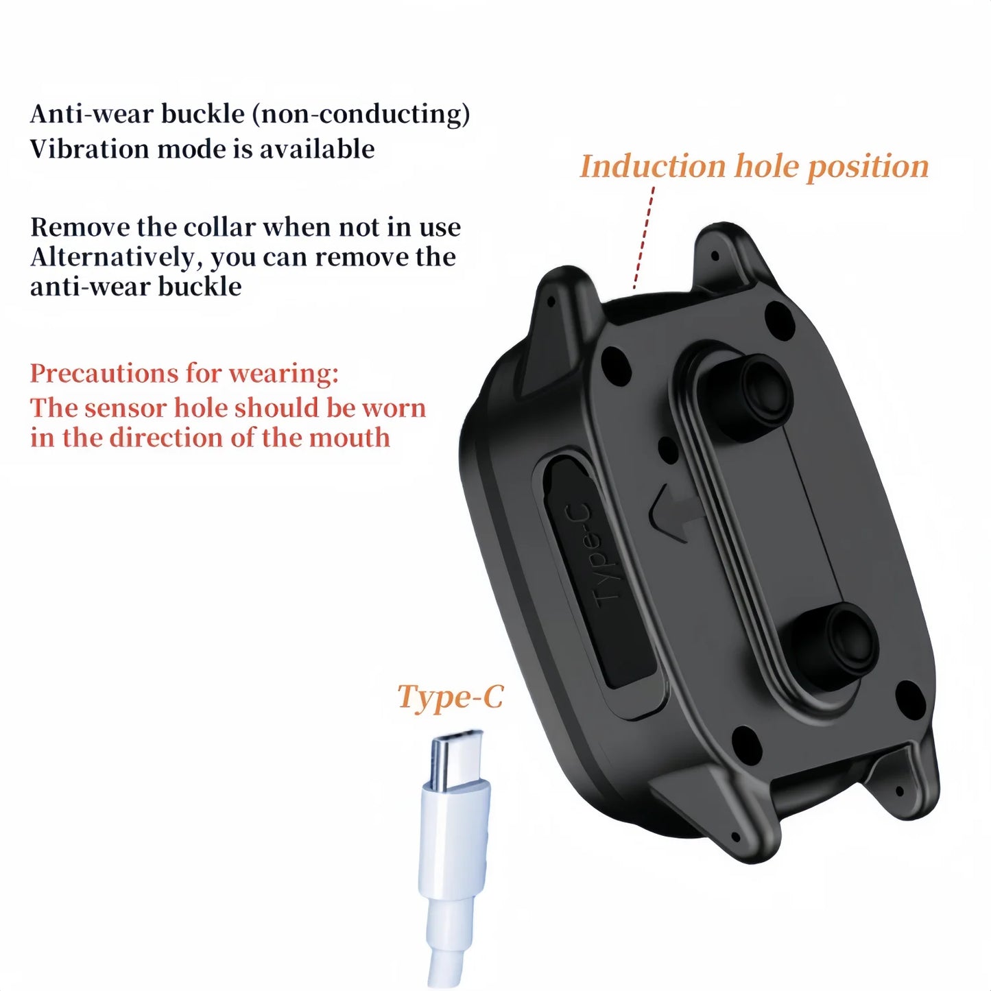طوق تدريب للكلاب بالموجات فوق الصوتية ومضاد للنباح ومقاوم للماء - طوق تدريب بالاهتزاز والصوت لجميع الكلاب