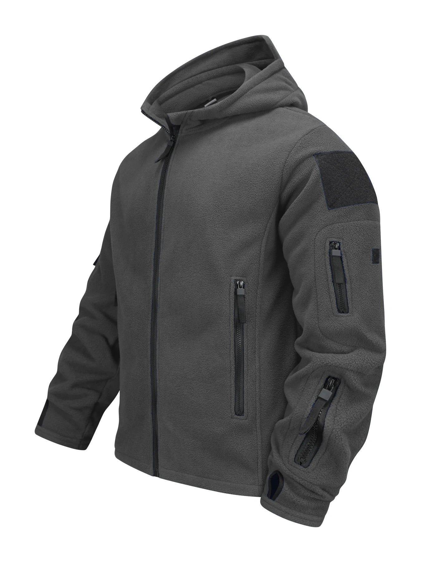 Men’s US Military Tactical Soft shell Jacket – Winter Thermal Fleece Hooded Outdoor Coat