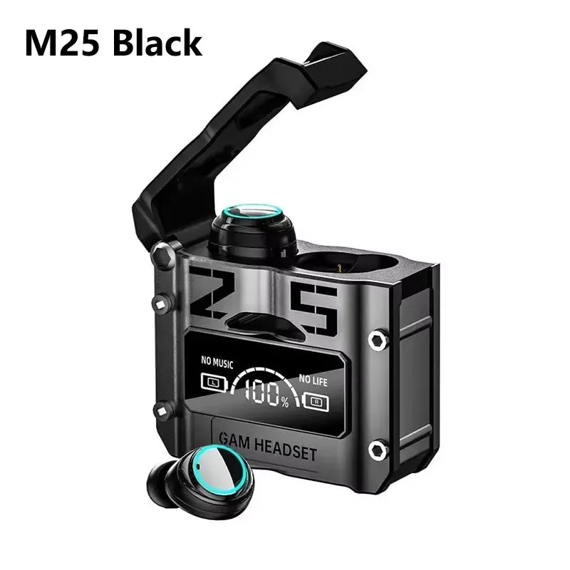 سماعات أذن لاسلكية بتقنية البلوتوث M41 | سماعات أذن ستيريو ذكية تعمل باللمس مع إضاءة LED وشاشة رقمية