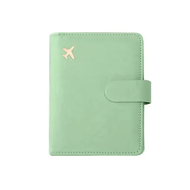 Leather Passport Holder – Waterproof Travel Wallet for Men & Women