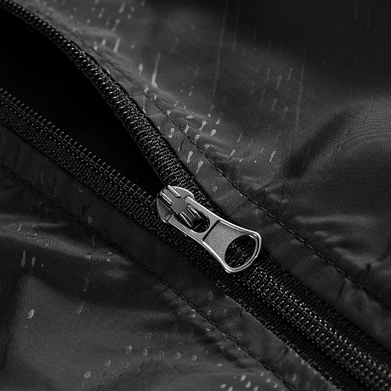 JNLN Men Women Waterproof Sun-Protective Hiking Jacket Windbreaker Outdoor Camping Climbing Rain Coat