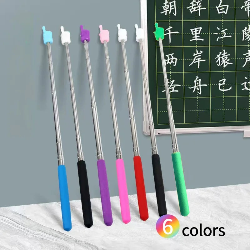 Lesestock aus Edelstahl – Lesehilfe für Schüler, Zeigestock für Whiteboards, Handliches Unterrichtswerkzeug