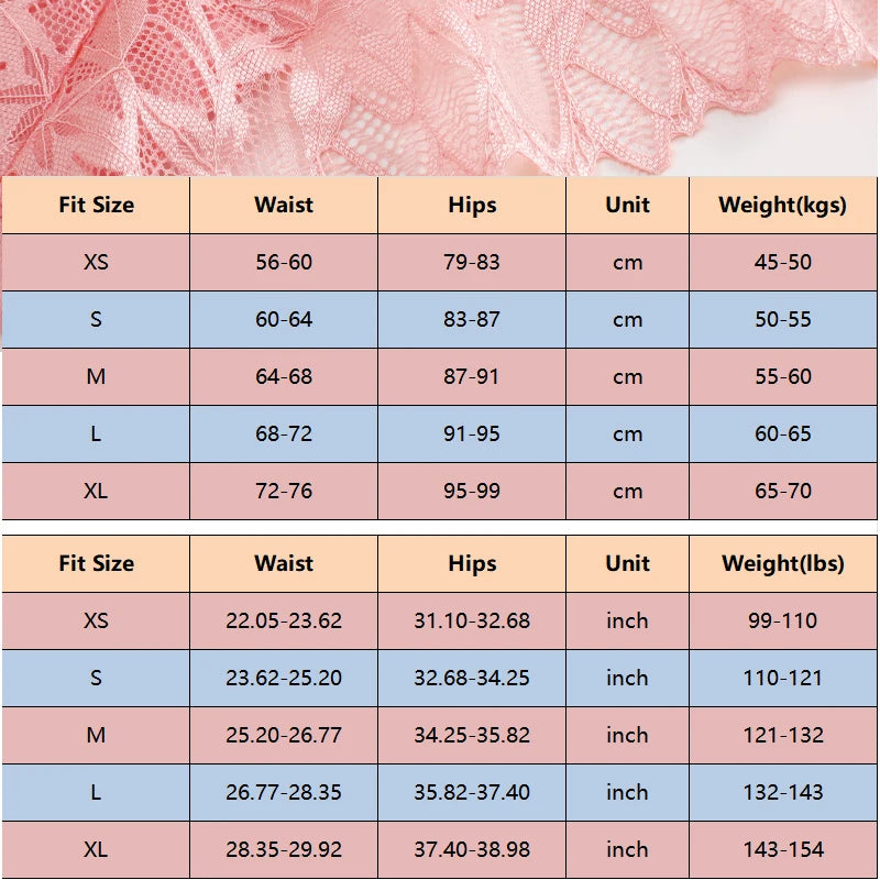 FINETOO 3PCS Lace Hollow Out Women’s Underwear – Sexy Low-Waist Floral Invisible Breathable Soft Lingerie