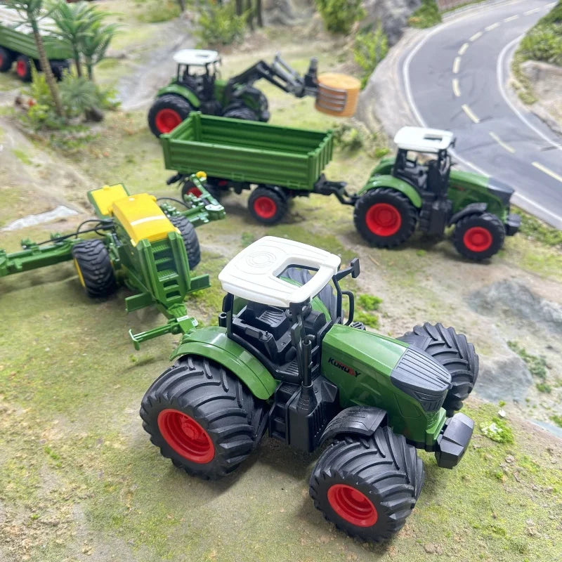 Large Scale Tractor Toy Set – DIY Farm Truck & Trailer Playset for Kids