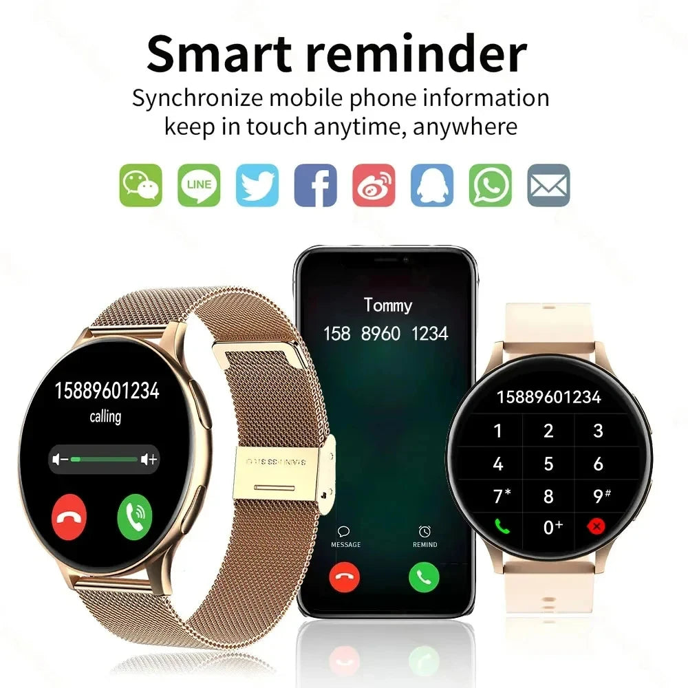LIGE 2025 Smart Watch – Wireless Charging, Bluetooth Calls, Fitness Tracker
