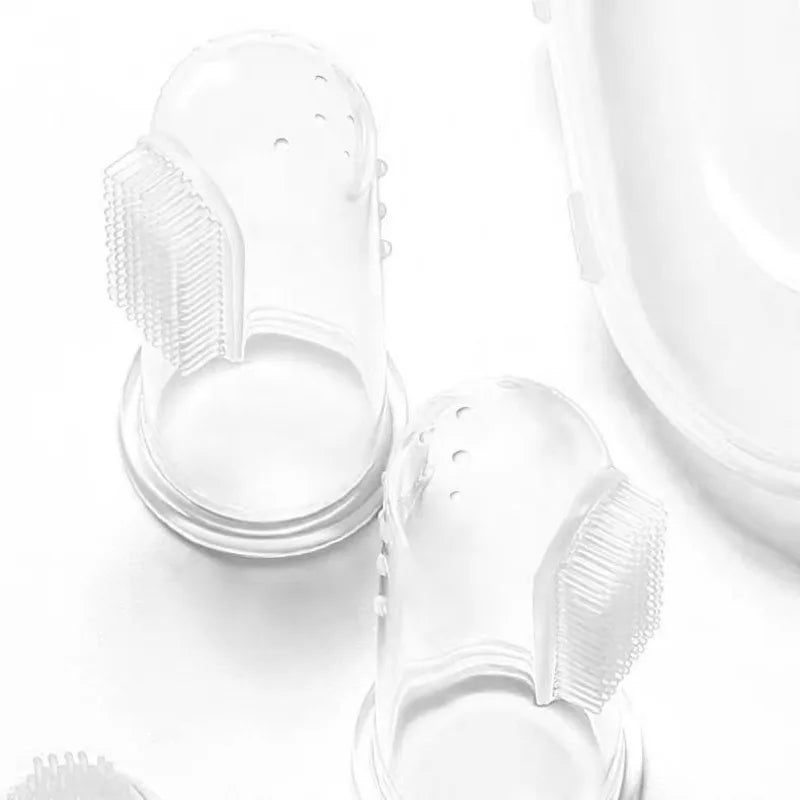 Silicone Pet Finger Toothbrush – Gentle Teeth Cleaning Tool for Dogs & Cats