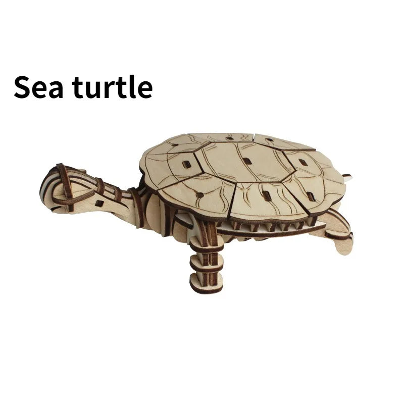 Puzzles for Kids – Marine Life Series 3D Wooden Educational Toys | Creative Wooden Gift for Children