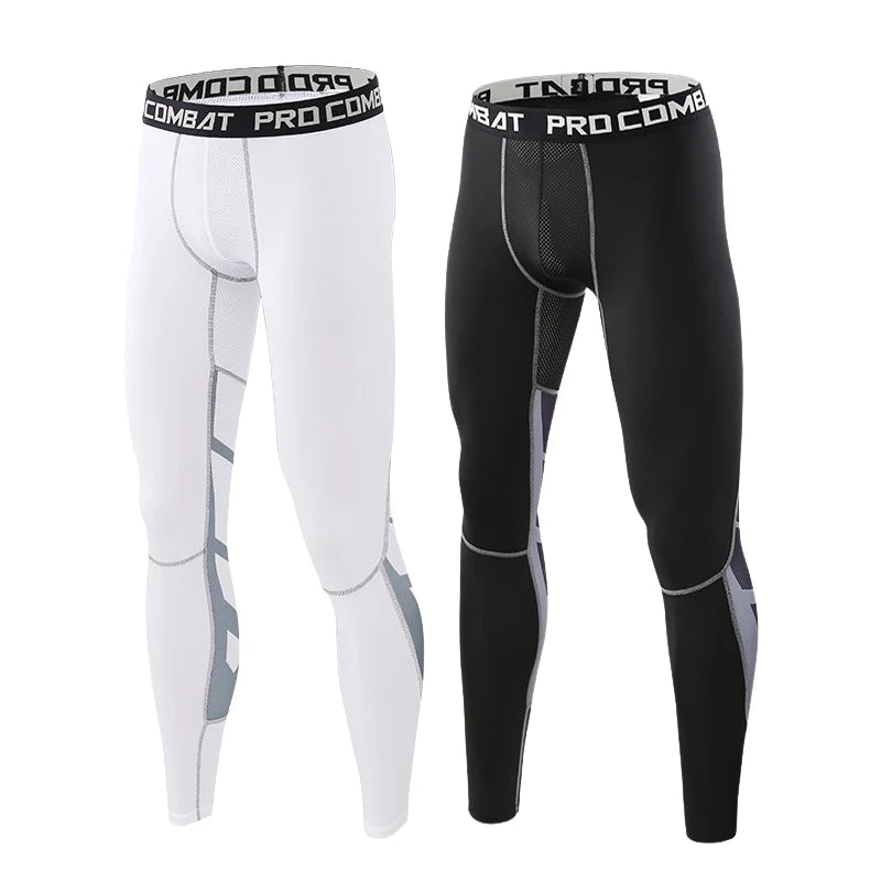 Men's Compression Pants | Running, Cycling & Gym Tights – Elastic Fitness Leggings