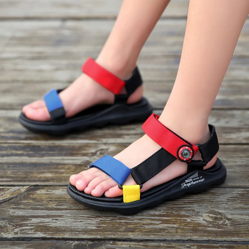 Hot Sale Kids Sandals – Fashion Summer Non-Slip Beach Shoes for Boys & Girls